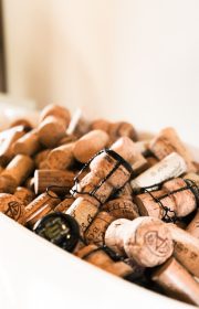 brown wooden cork bottle cork lid